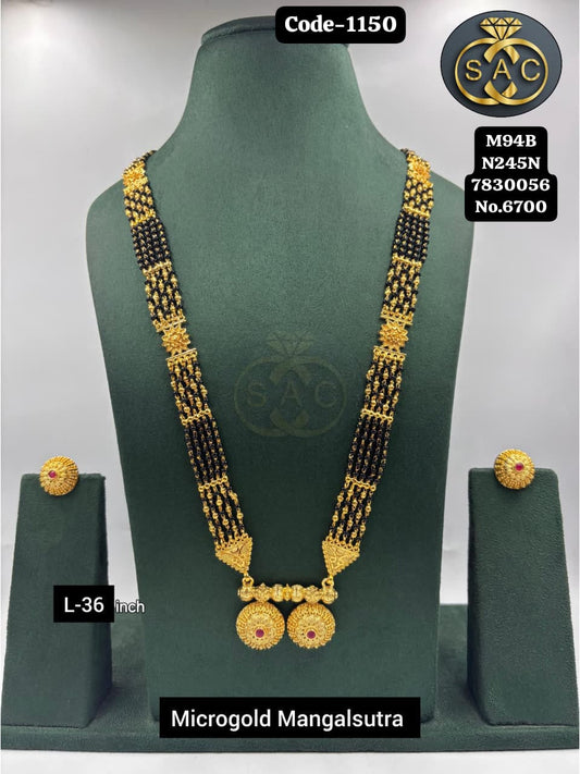 New Micro Gold Mangalsutra - 1150