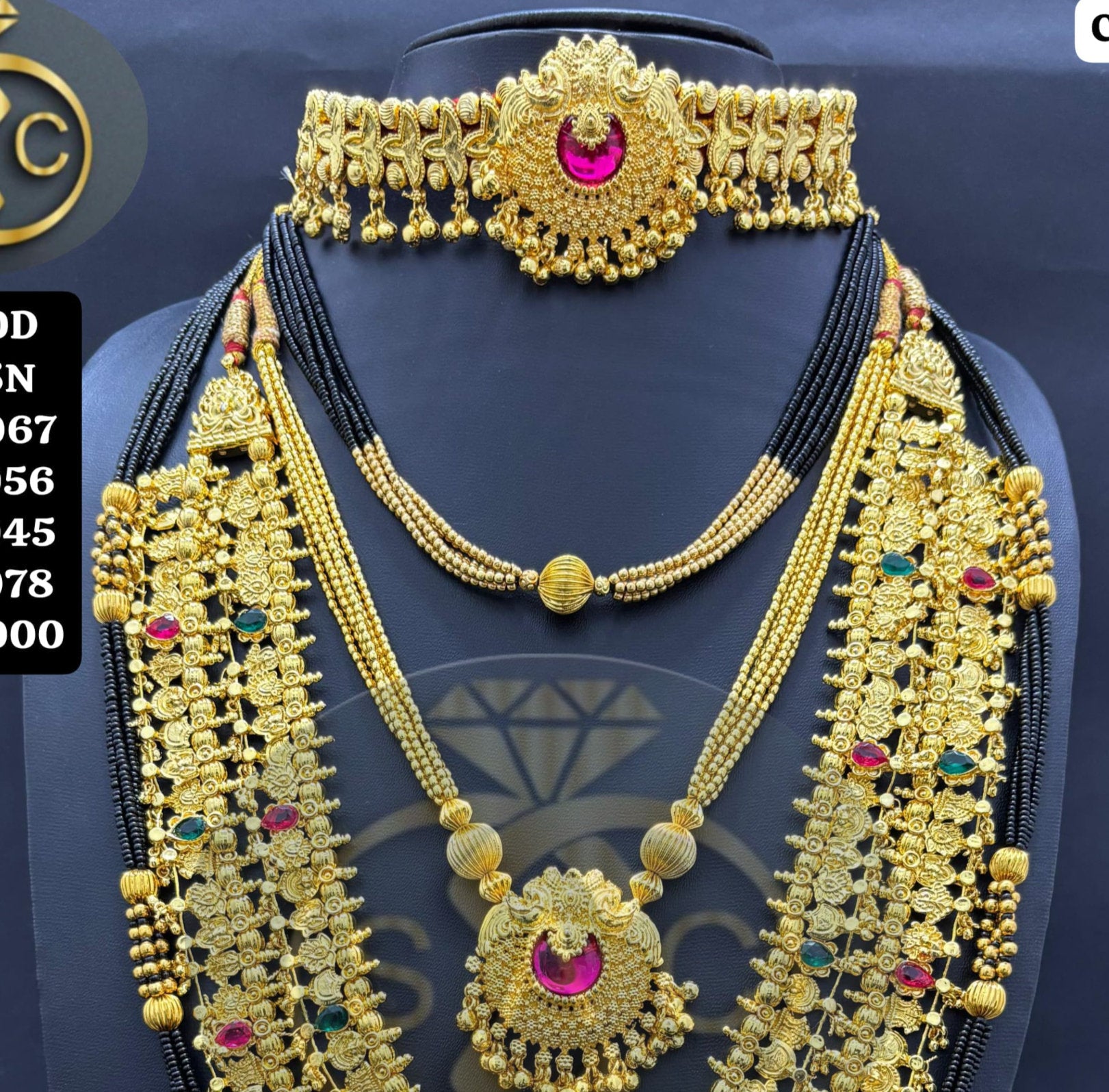 Micro Gold Mangalsutra Combo Set -120