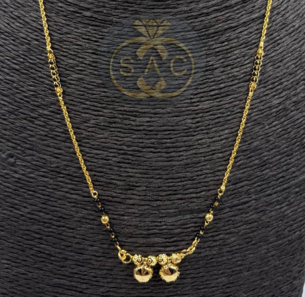Micro Gold Short Mangalsutra - 1259