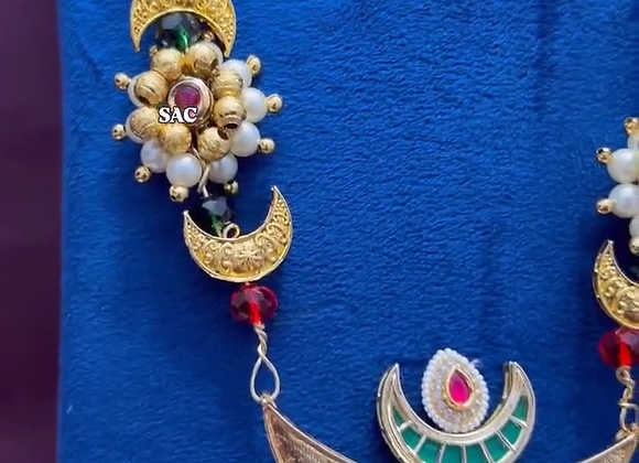 Handmade Chandrakor long Necklace