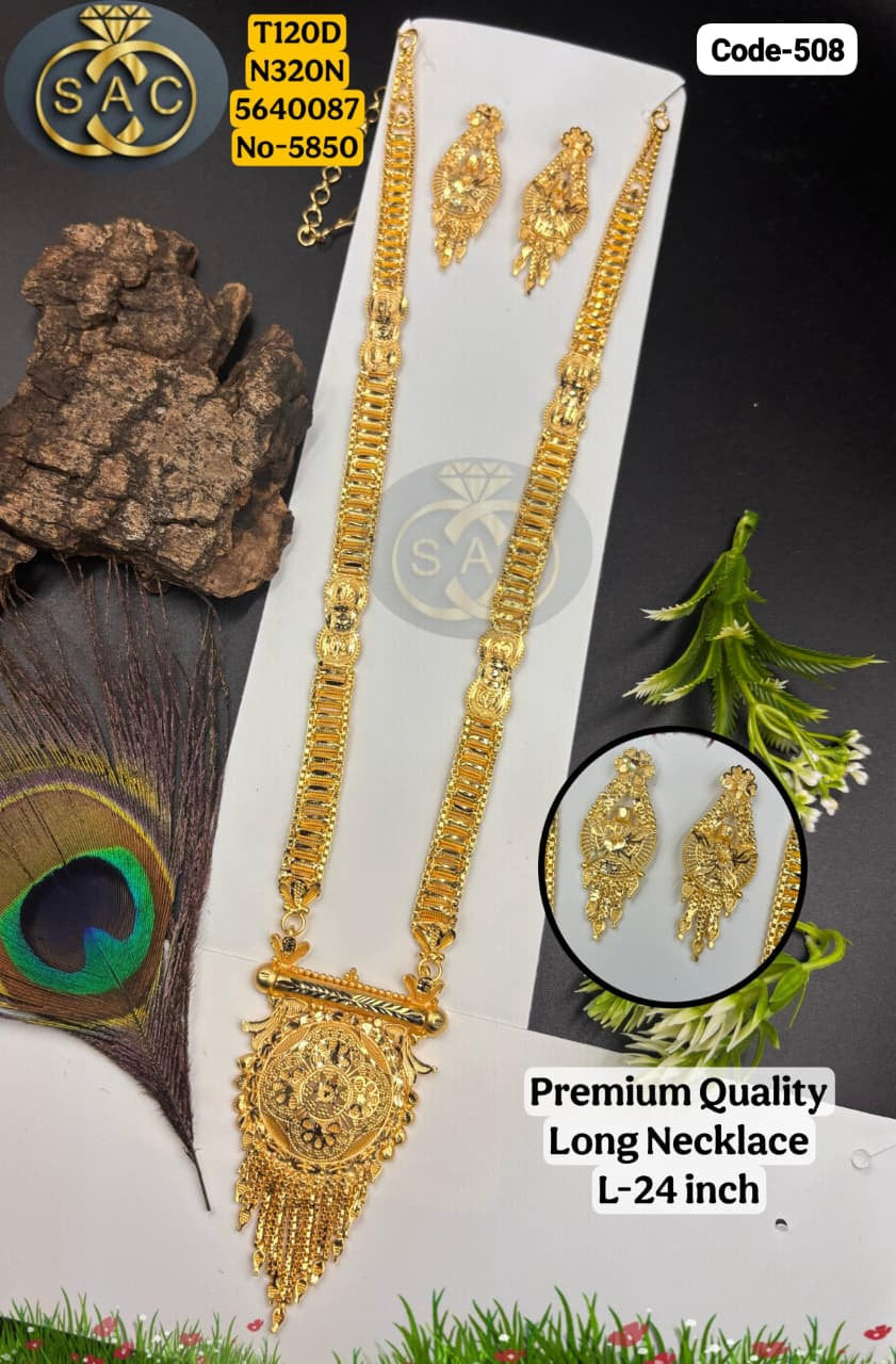Premium Quality Long Necklace - 508