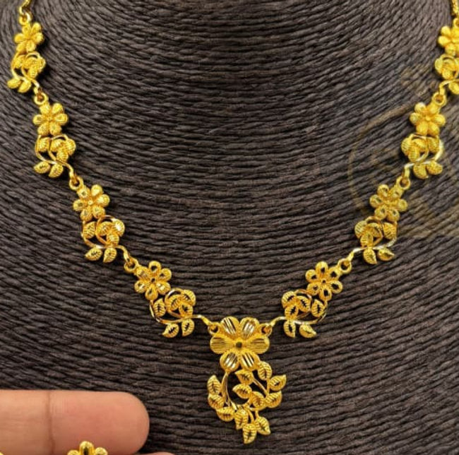 Premium Quality Micro Gold Necklace - 791