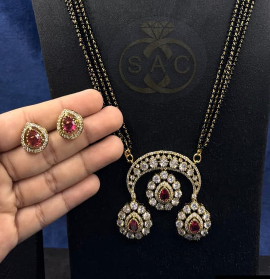 VICTORIAN MANGALSUTRA SET - 1182