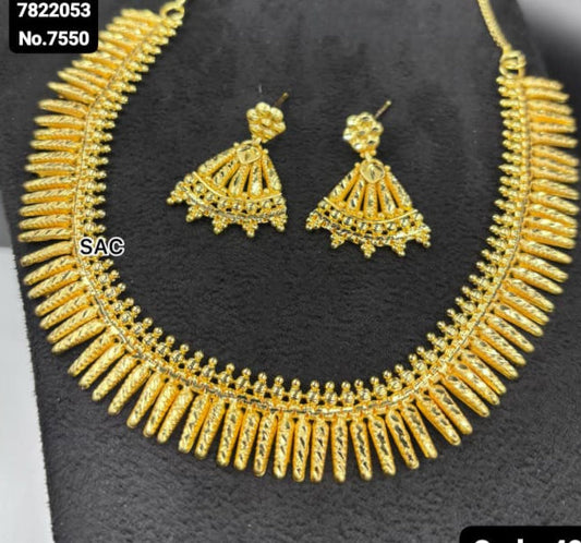 Premium Quality High Gold plated Necklace - 492