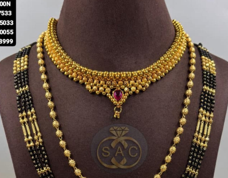 Micro Gold Mangalsutra Set 1410