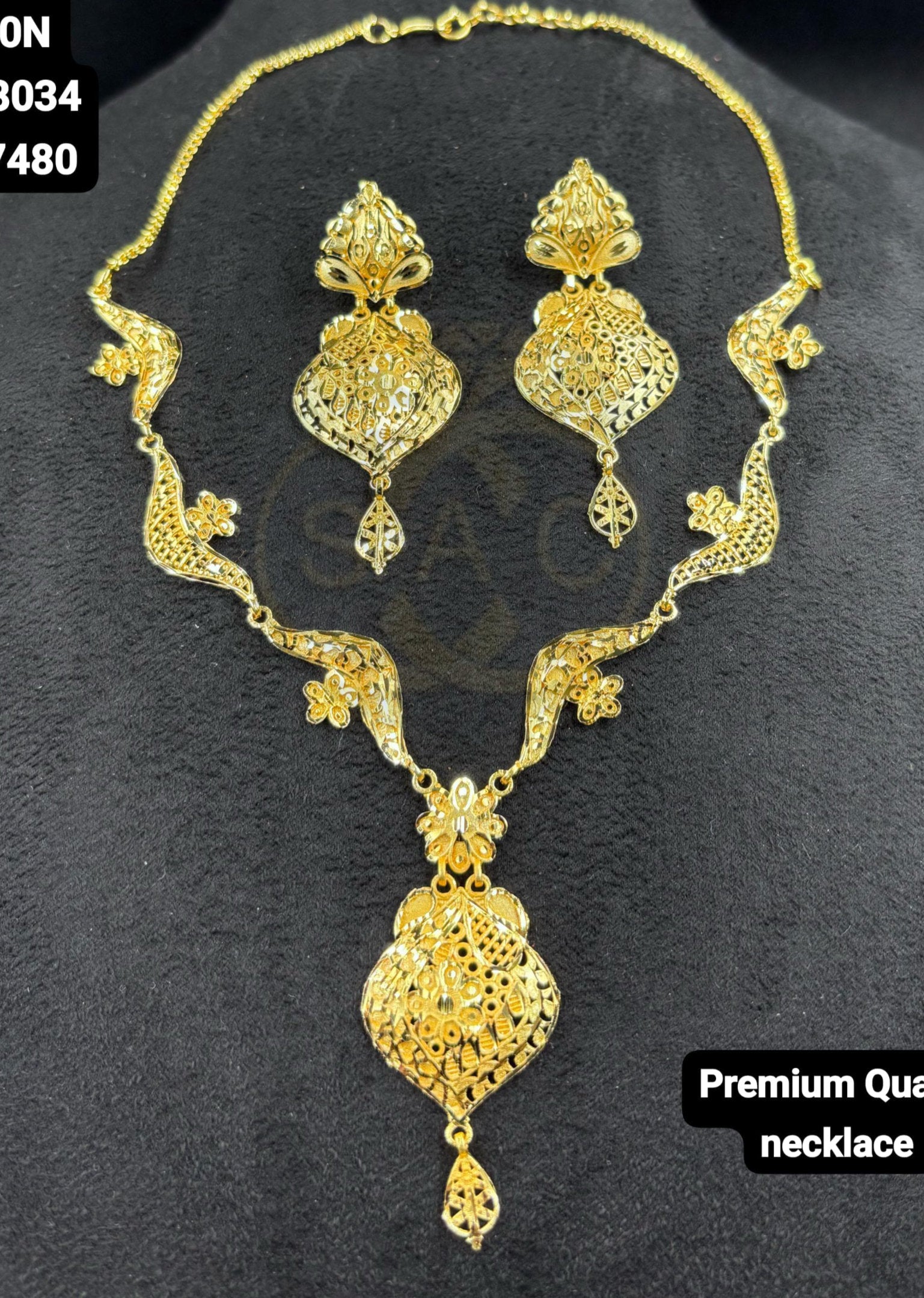 Premium Quality Micro Gold Necklace - 475