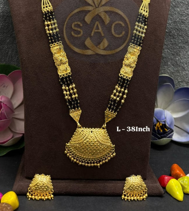 Micro Gold Mangalsutra Combo Set