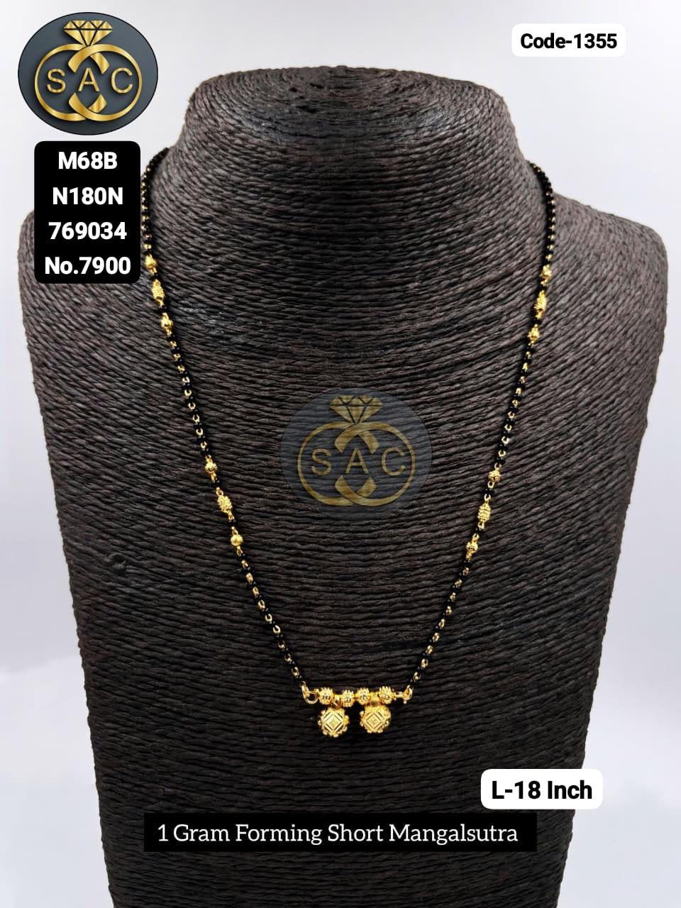 1 GM Forming Short Mangalsutra - 1355