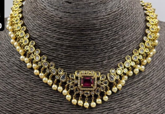 PREMIUM QUALITY AD STONE NECKLACE - 1304