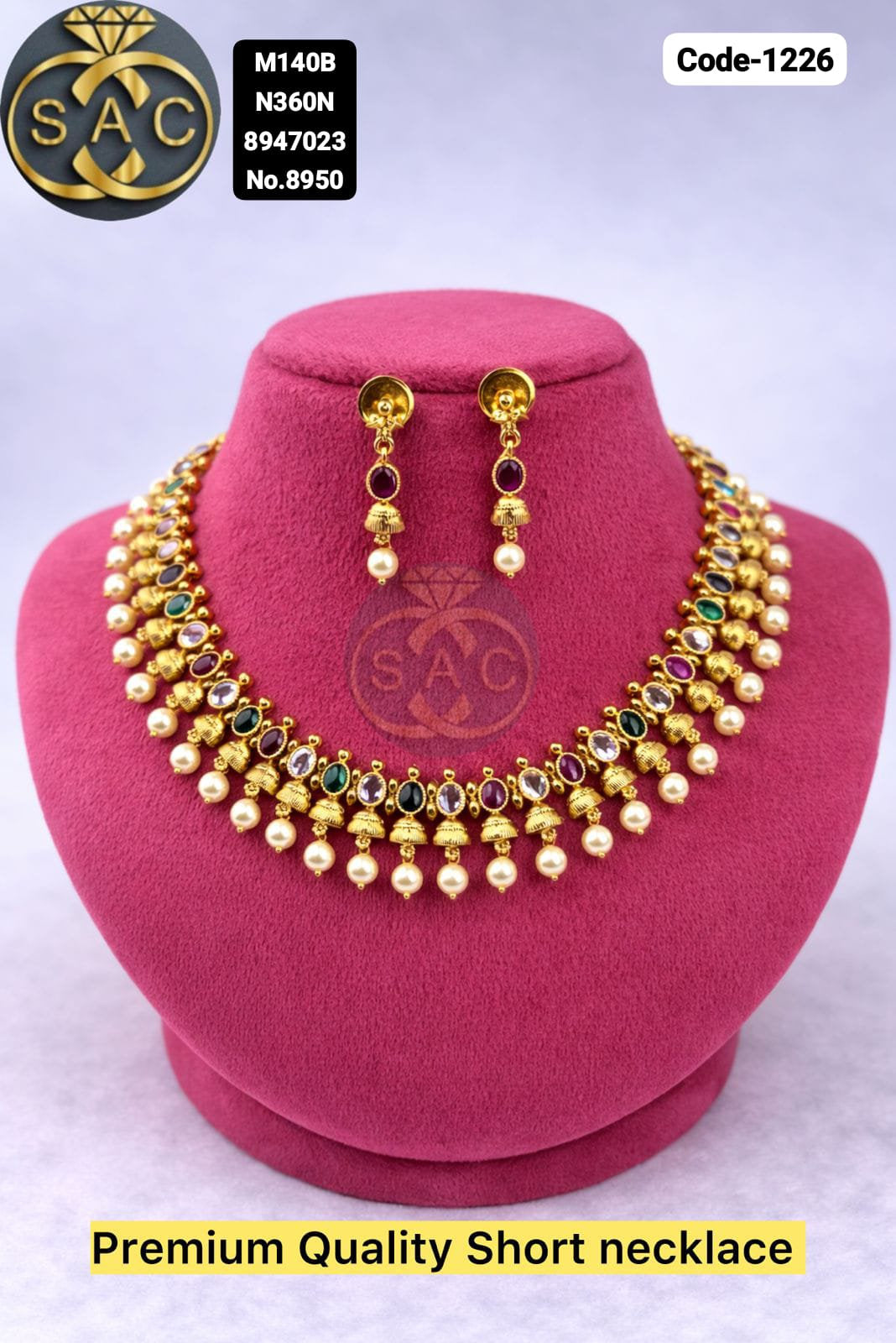 Premium Quality Short Necklace✨- 1226