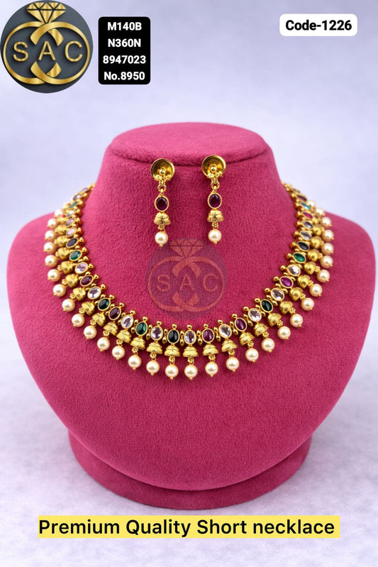 Premium Quality Short Necklace✨- 1226