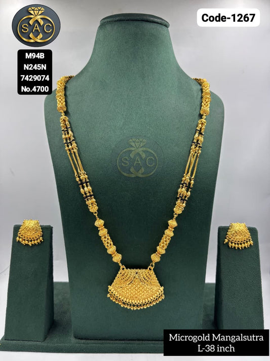 Micro Gold Mangalsutra - 1267