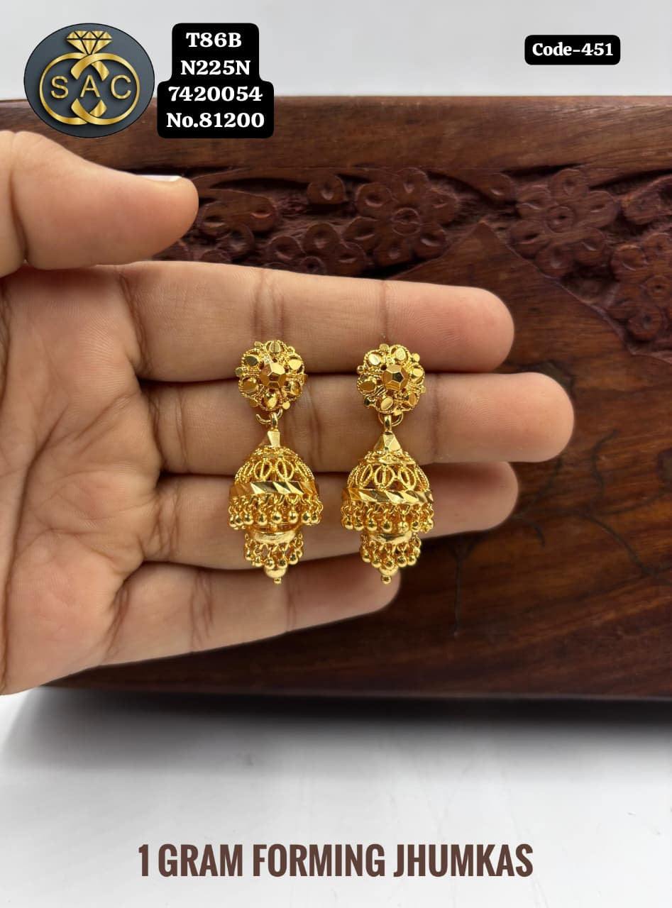 1 GM FORMING JHUMKA - 451