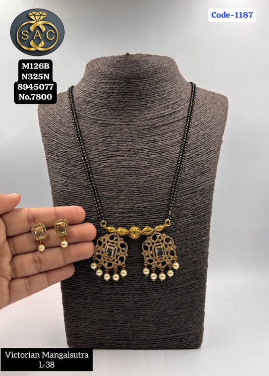 VICTORIAN MANGALSUTRA SET - 1187