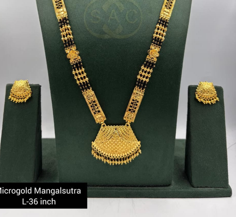 Micro Gold Mangalsutra Set - 1153