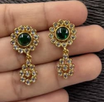 Fancy AD stone Necklace set - 1224