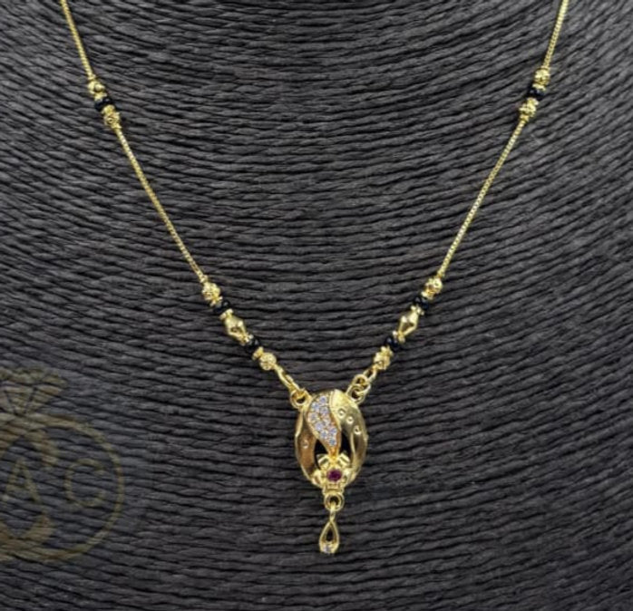 1 GM Forming Short Mangalsutra - 1287