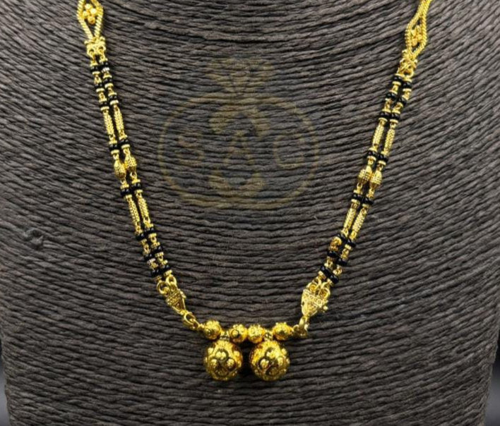 Micro Gold Short Mangalsutra - 1100