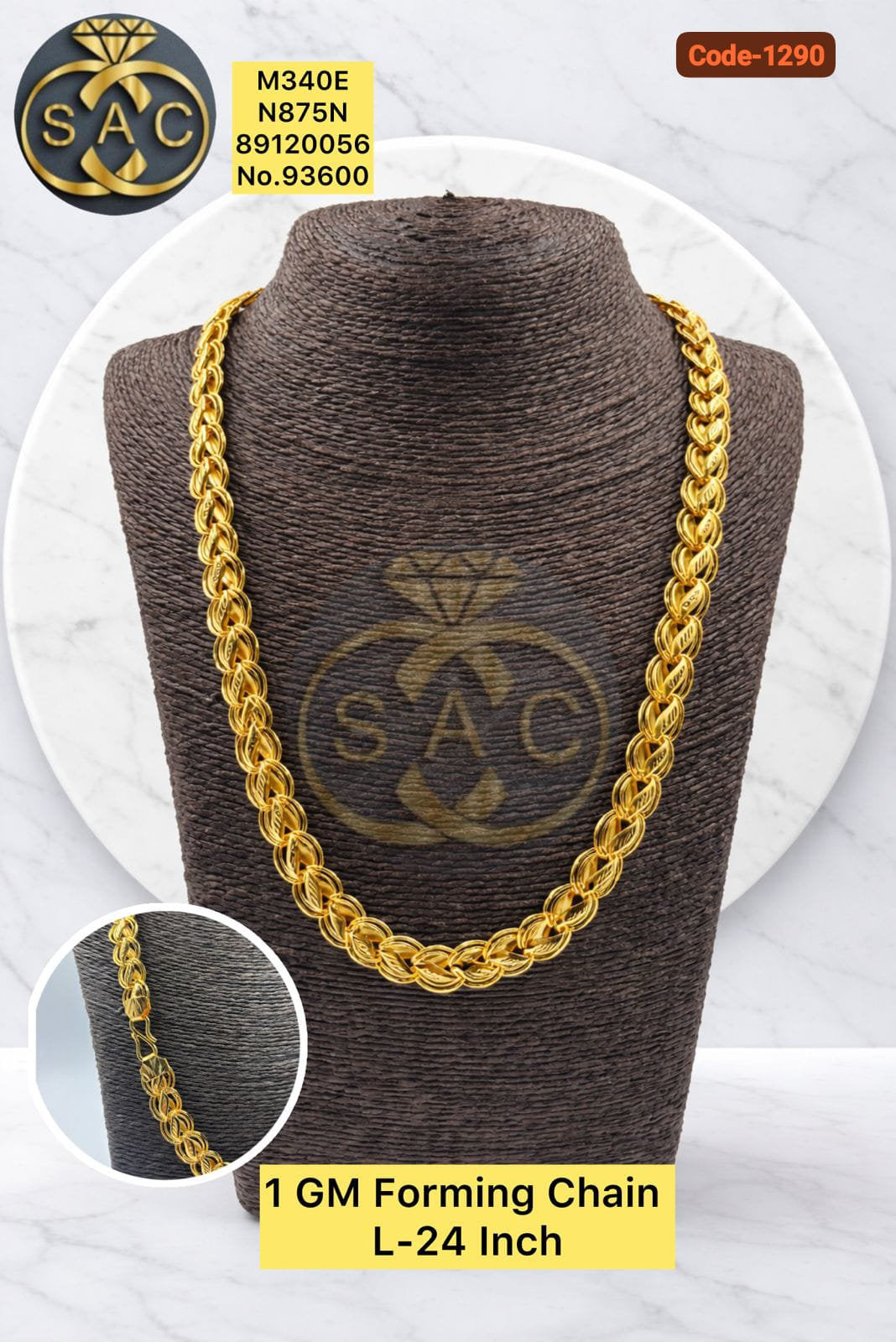 1 Gm Forming chain (men's)* - 1290