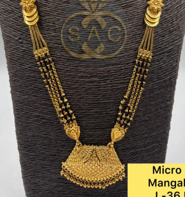 Micro Gold Mangalsutra - 1461