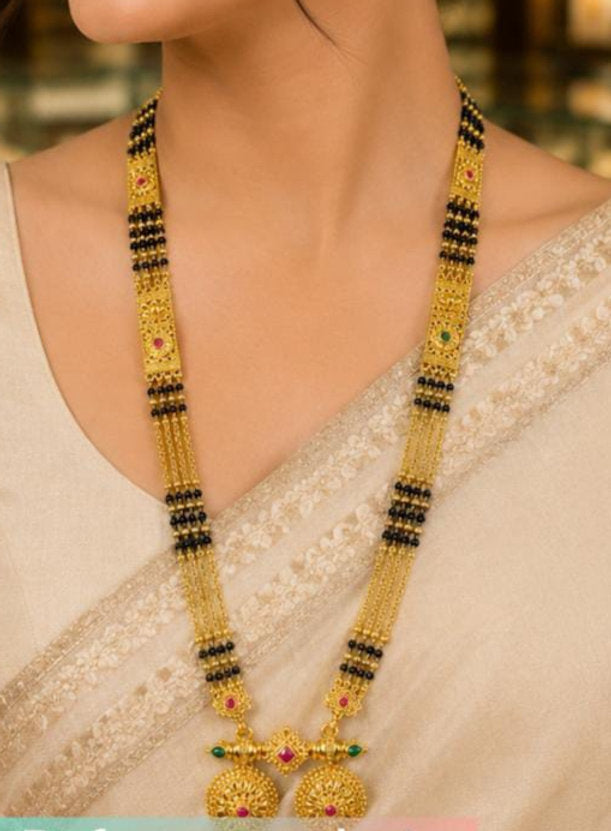 New Micro Gold Mangalsutra - 1579