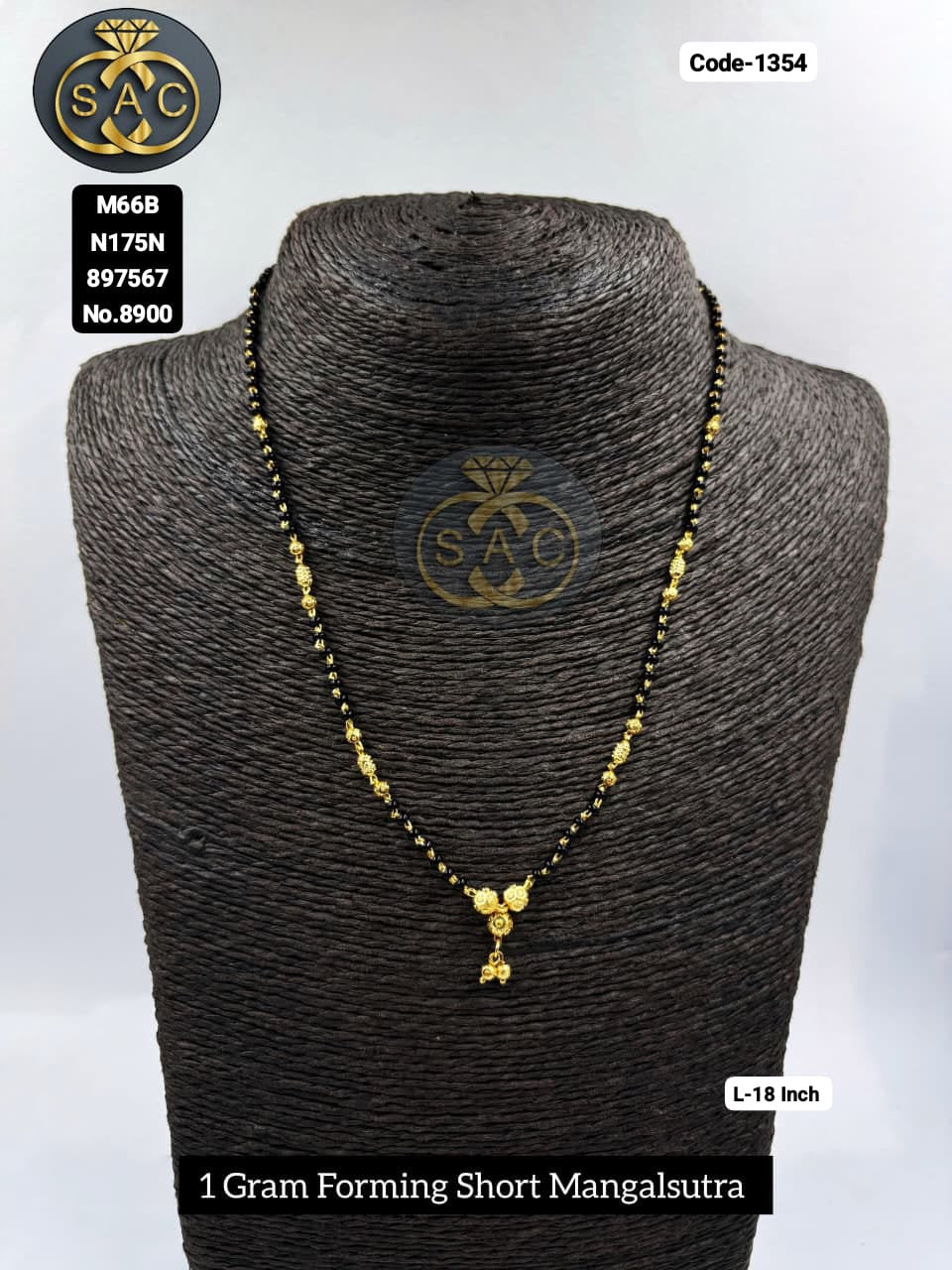 1 GM Forming Short Mangalsutra - 1354