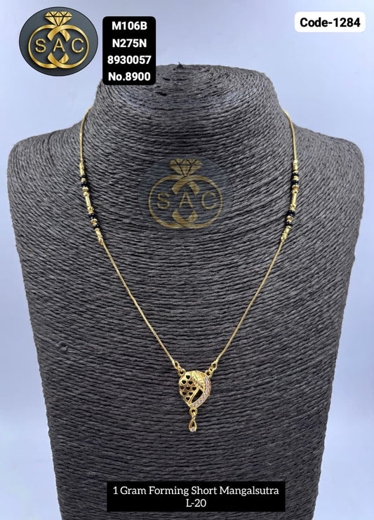 1 GM Forming Short Mangalsutra - 1284