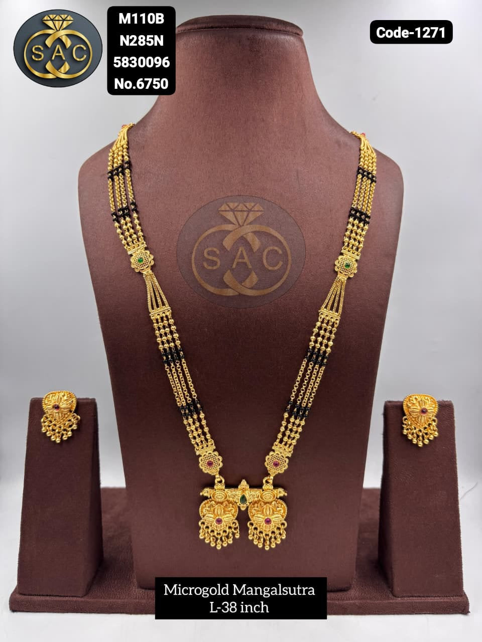 Micro Gold Mangalsutra - 1271