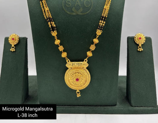 Micro Gold Mangalsutra Set - 1155