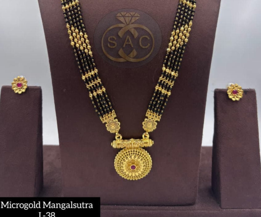 New Micro Gold Mangalsutra - 1268