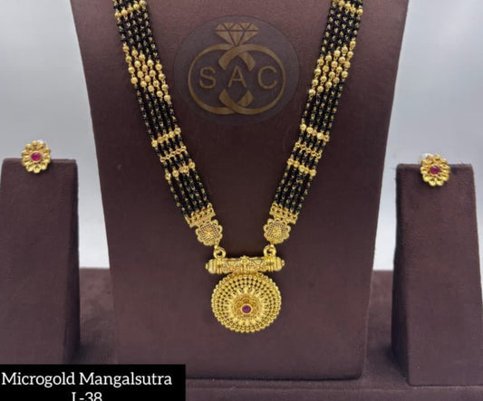 New Micro Gold Mangalsutra - 1268
