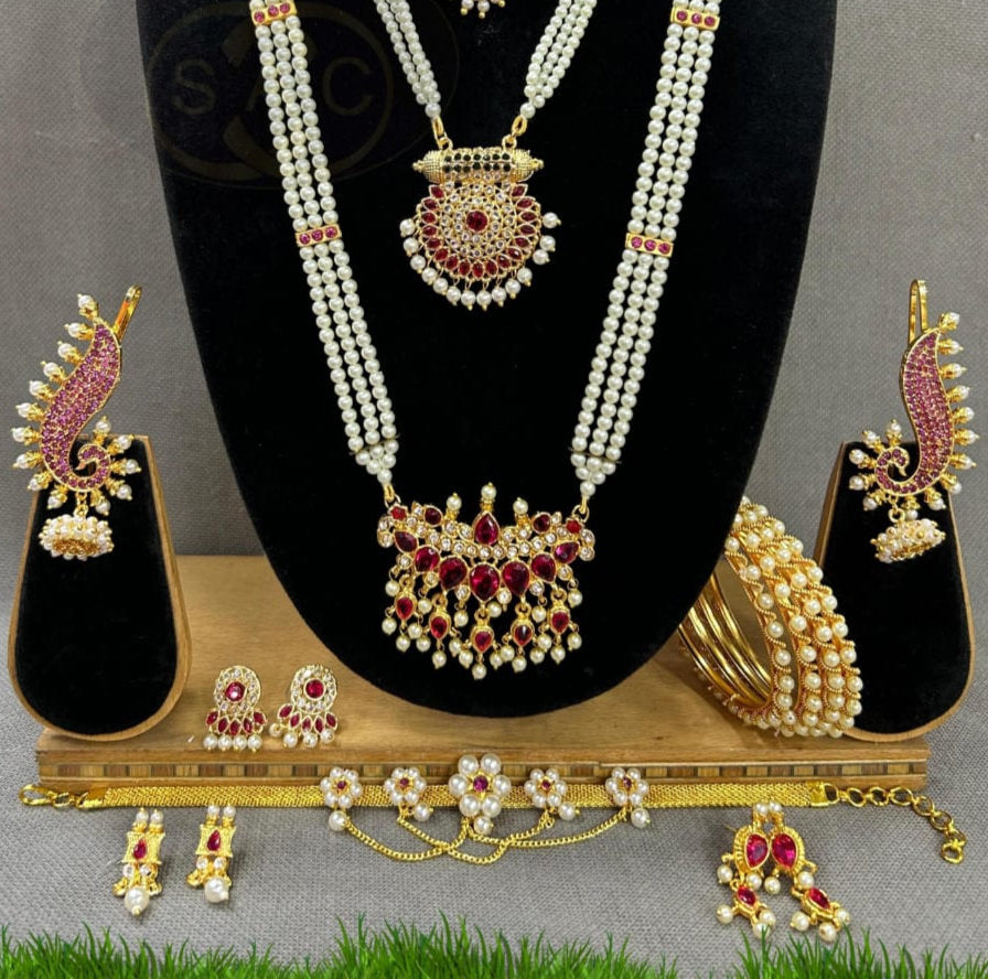 Micro Gold Gaurai Moti Combo Set