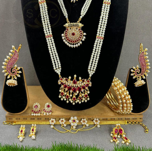 Micro Gold Gaurai Moti Combo Set
