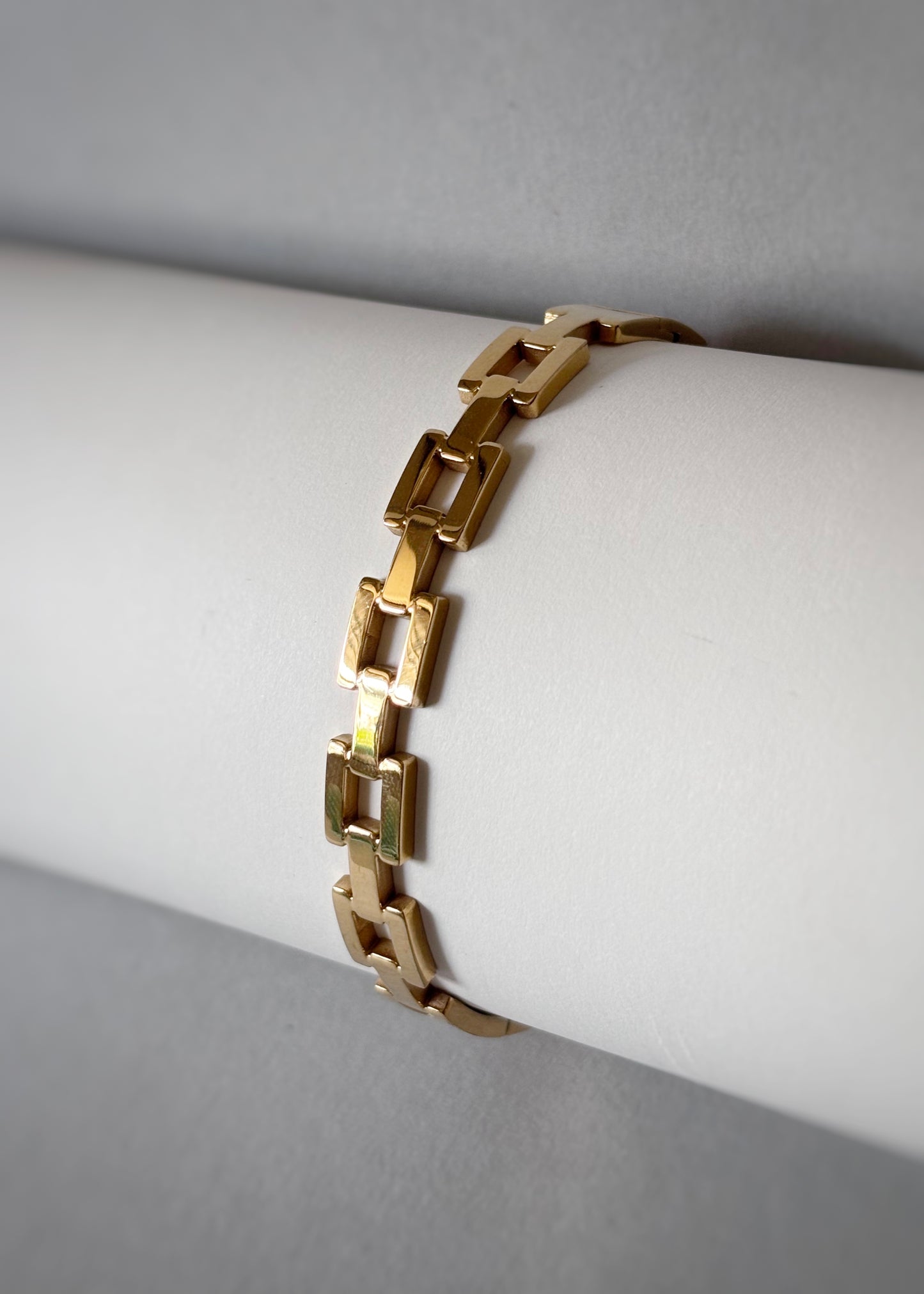 Vertex Link Bracelet – 18KT Gold Plated