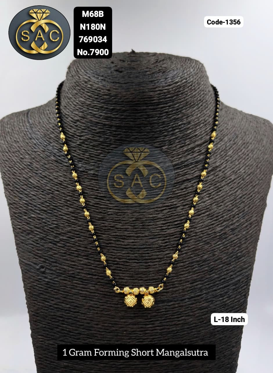 1 GM Forming Short Mangalsutra - 1356