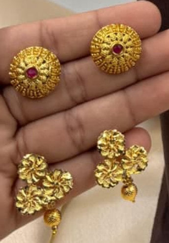 Micro Gold Mangalsutra Combo Set -1448