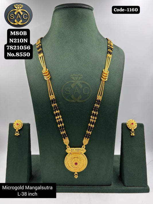 Micro Gold Mangalsutra Set - 1160