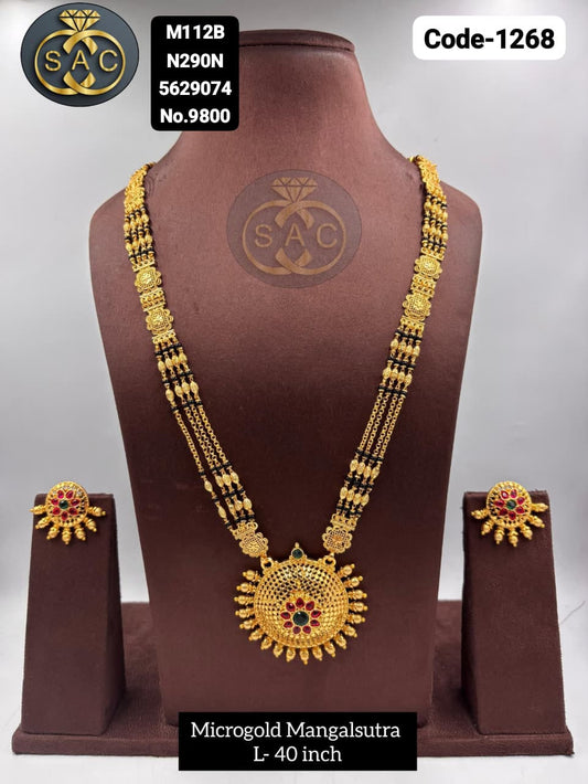 Micro Gold Mangalsutra - 1268