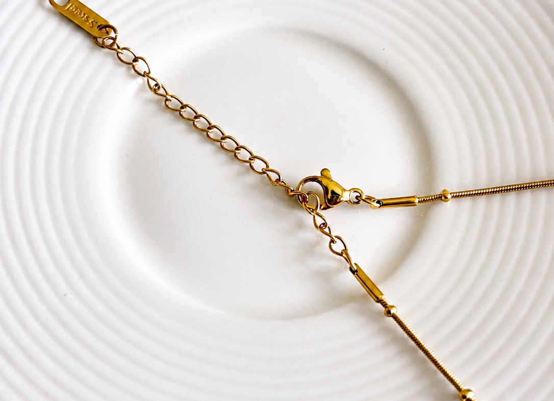 Heart Bloom 18KT Gold Plated Chain
