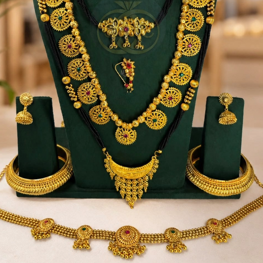 New Micro Gold plated Gourai Combo Set - 1593