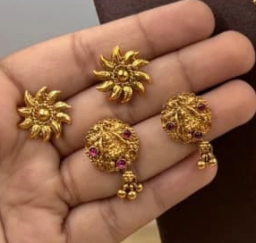 Premium Quality Heritage  Laxmi pendant Necklaces Combo Set-1429