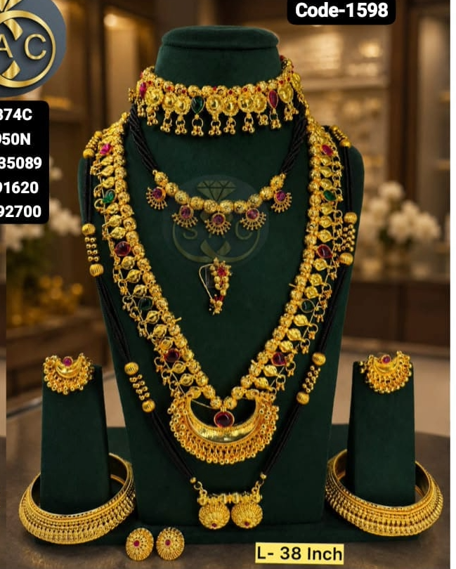 New Micro Gold plated Gourai Combo Set - 1598