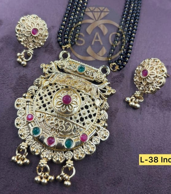 Micro Gold Mangalsutra  Set - 897