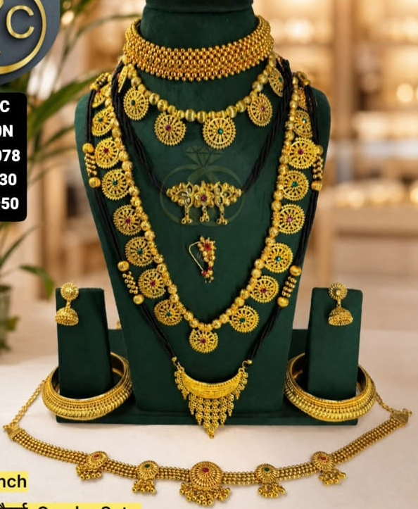 New Micro Gold plated Gourai Combo Set - 1596