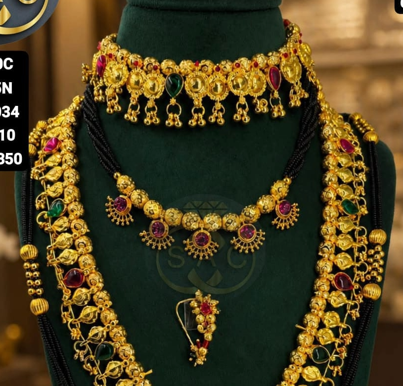 New Micro Gold plated Gourai Combo Set - 1595