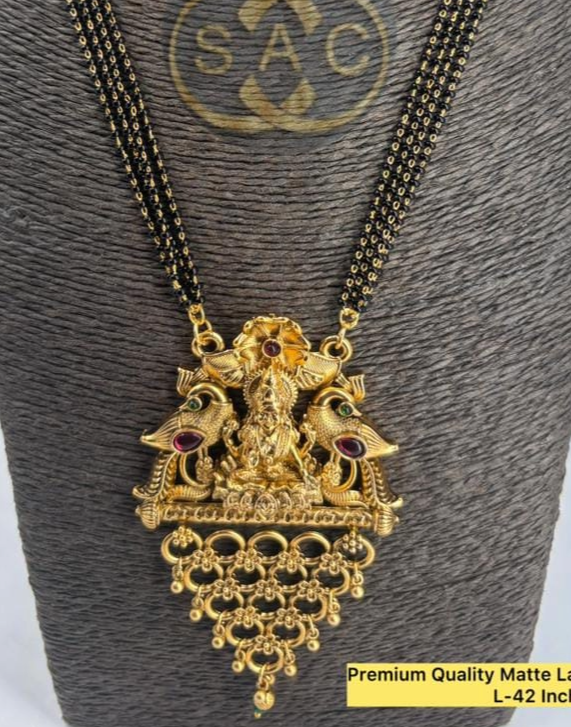 Premium Quality Matte Laxmi Mangalsutra -1376
