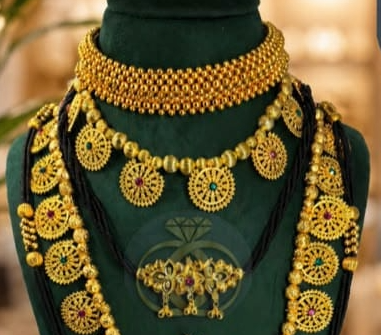New Micro Gold plated Gourai Combo Set - 1596