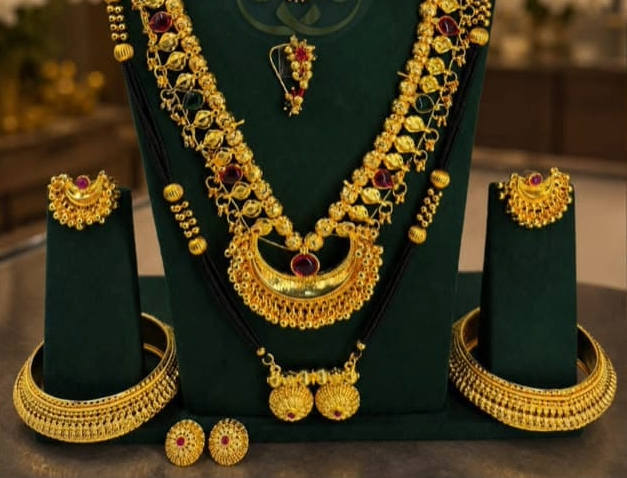 New Micro Gold plated Gourai Combo Set - 1598
