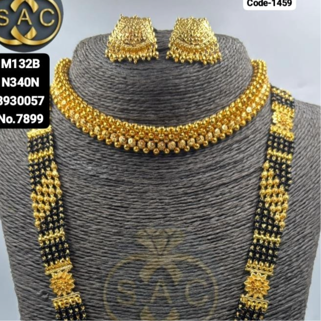 Micro Gold Mangalsutra Set - 1459