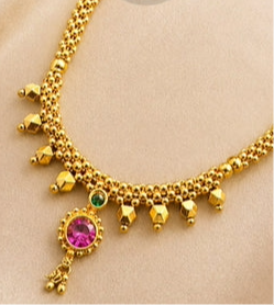 Micro gold Plated Asthapailu Thushi - 1671